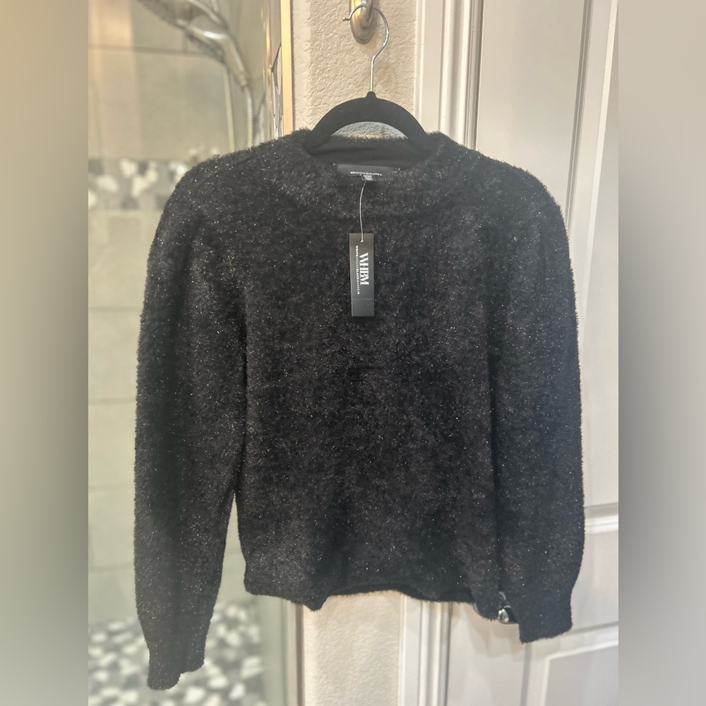 WHBM Metallic Tinsel Sweater